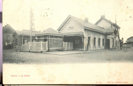 Cpa Dour  Gare   190? - Dour