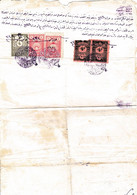 Turkey & Ottoman Empire - Turkish Air Agency Aid Stamp & Rare Document With Stamps - 188 - Cartas & Documentos