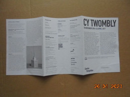 Cy Twombly - Centre Pompidou 30 Novembre 2016 - 24 April 2017 - Schone Kunsten