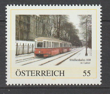 Österreich Personalisierte BM Straßenbahn 408 In Lainz Linie 62 ** Postfrisch - Timbres Personnalisés
