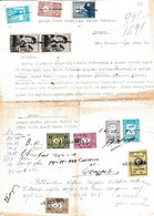 Turkey & Ottoman Empire - Turkish Air Agency Aid Stamp & Rare Document With Stamps - 178 - Storia Postale