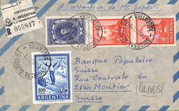 Ac6441 - ARGENTINA - POSTAL HISTORY - REGISTERED COVER  To SWITZERLAND 1968 - Briefe U. Dokumente