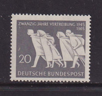 WEST GERMANY  -  1965 East German Refugees 20pf Never Hinged Mint - Ungebraucht