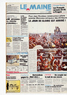 Journal 'LE MAINE' 1980 - Premier Page - 'Pilote Constructeur Jean Rondeau Remporte Les 24 Heures Du Mans' - CPM - Le Mans