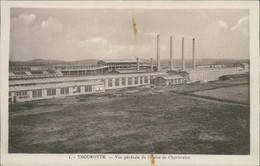 60 THOUROTTE / Vue Générale De L'Usine De Chantereine / - Thourotte