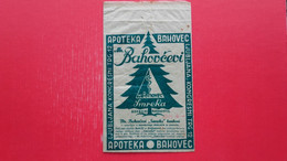 Pharmacy/apotheke/lekarna/apoteka Bahovcevi.M.Bahovec,Ljubljana.Bonboni Pinomentol.Paper Bag. - Materiaal En Toebehoren