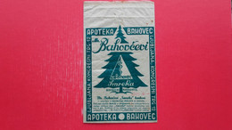 Pharmacy/apotheke/lekarna/apoteka Bahovcevi.M.Bahovec,Ljubljana.Bonboni Pinomentol.Paper Bag. - Material Und Zubehör