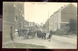 Cpa  Gouy   Attelage Ane  1920 - Courcelles