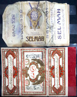 Turkey,Ottoman,Syria, 2 PAPER OF CIGARETTES,Two Different Forms  #1916, F.. - Zigarettenhalter U. -spitzen