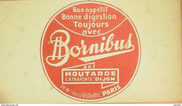 Buvard BORNIBUS Moutarde - Moutardes