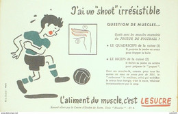 Buvard LE SUCRE FOOTBALL Muscle - Sports