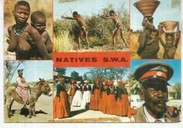 Natives S.W.A , Carte Postale Du Sud-Ouest Africain, Adressée à Andorra - Namibia