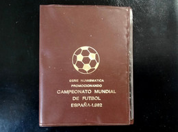 SPAIN COIN SET 1982 - CAMPEONATO MUNDIAL DE FUTBOL  (PLB#02-36) - Sets Sin Usar &  Sets De Prueba
