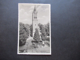 Bezirk Posen 1939 Foto AK Schneidemühl Evangelische Kirche Und Kaiser Wilhelm Denkmal / Verlag Bruno Scholz Breslau - Posen