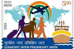 India 2023 'Surakshit Jayen Prashikshit Jayen' MNH As Per Scan - Other & Unclassified