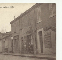 13 . LA BOUILLADISSE . AVENUE PRINCIPALE . EPICERIE ." JULIENNE " . POMPE A ESSENCE  SHELL  ( Tache Dans Impression )) - La Bouilladisse