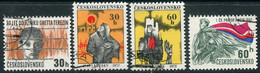CZECHOSLOVAKIA 1972 Events Of WWII  Used  Michel 2054-57 - Oblitérés