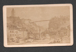 FRIBOURG  Pont Du Gontteron Et Ville Basse  D1696 - Pont-la-Ville