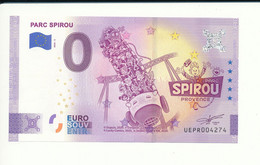 Billet Touristique 0 Euro - PARC SPIROU - 2020-2 - UEPR - ANNIV - N° 4274 - Autres & Non Classés