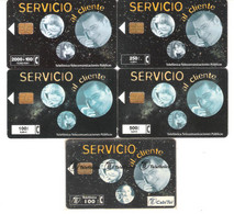 Spain - 5 Cards - Servicio Al Cliente - Private Cards - Privatausgaben