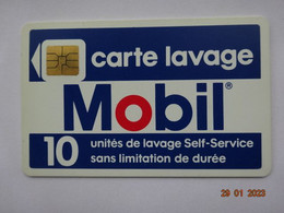 CARTE  A PUCE CHIP CARD CARTE LAVAGE AUTO MOBIL  10 UNITES - Car Wash