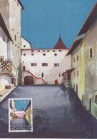 1987 Liechtenstein MC 73 Mi: LI 920°, Y&T: LI 858°, ZNr. LI 860°, Schloss Vaduz, Innenhof - Sonstige & Ohne Zuordnung