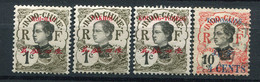 24699 Hoï-Hao, Pakhoi, Kouang-Tcheou,Tchongking  N°49*,34*,18*,86°   1919  B/TB - Unused Stamps