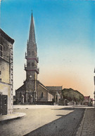 Ploudalmézeau.  L'Eglise Et La Place - Ploudalmézeau