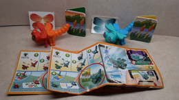 2020 Ferrero - Kinder Surprise - VV216 & VV218 - Watercolor Dragonflies - Complete Set + 2 BPZ's - Monoblocchi