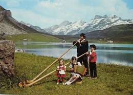 MELCHSEE FRUTT Kinder In Tracht Alphornbläser Sepp Durrer Von Kerns - Kerns