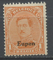 Eupen & Malmedy Belgique - Belgium - Belgien 1920 Y&T N°8 - Michel N°1 * - 1c Albert 1er - OC55/105 Eupen & Malmédy