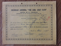 The Lima Golf Club - 1965 - Sport