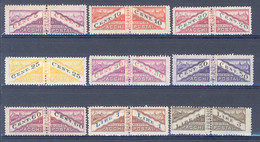 RSM F.lli Nuovi Pacchi Postali 001 - San Marino 1945 -  9v.* C.5-c.10-c.20-c.25-c.30-c.50-c.60-L.1-L.3 - Parcel Post Stamps