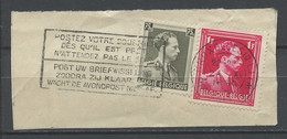 Belgique - Belgium - Belgien Marcophilie 1938 Y&T N°FL(1) - Michel N°PM(?) - Flamme - Postez Votre Courrier - Vlagstempels