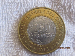 Comoros: 250 Francs 2013 - Comoros