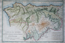 [Espagne] - 18e S. La Galice, Les Asturies, Le Royaume De Leon, La Castille Vielle Et Le Biscaye - Geographical Maps