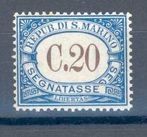 RSM F.lli Nuovi Segnatasse 004 - San Marino 1939 - 1v. C.20 - Timbres-taxe