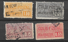 France Colis Postaux N° 15; 16 ; 20 Et 22   Oblitérés B/TB   Voir Scans    Soldé   ! ! ! - Oblitérés