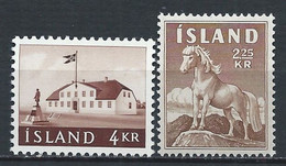 Islande YT 285 + 291 Neuf Sans Charnière XX MNH - Neufs