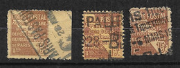 France Colis Postaux   N   54  X  3     Oblitérés B/TB   Voir Scans    Soldé   ! ! ! - Usati