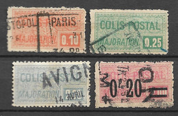 France Colis Postaux   N °34  Et  77  à  79        Oblitérés B/TB   Voir Scans    Soldé   ! ! ! - Afgestempeld