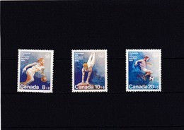 Canada Nº 591 Al 593 - Unused Stamps