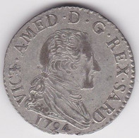 PIEMONTE-SARDEGNA, 10 Soldi 1794 - Italian Piedmont-Sardinia-Savoie