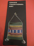 GRECE/ Greek Traditional Art / National Tourist Organization Of Greece/Athénes/1965            PGC470 - Tourism Brochures