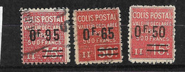 France Colis Postaux   N ° 55  ; 60  Et 139       Oblitérés B/TB   Voir7scans    Soldé   ! ! ! - Afgestempeld