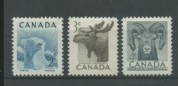 220042801  CANADA.  YVERT Nº  257/9  */MH - Unused Stamps