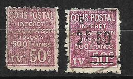 France Colis Postaux   N ° 72  Et  76   Oblitérés B/TB   Voir7scans    Soldé   ! ! ! - Usati