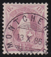 Schweiz    .    Yvert   .   79     .       O    .    Gestempelt - Used Stamps