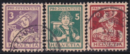 Schweiz    .    Yvert   .   151/153  (2 Scans)      .       O    .    Gestempelt - Used Stamps