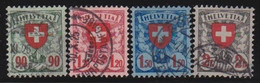 Schweiz    .    Yvert   .   208/211     .       O    .    Gestempelt - Used Stamps
